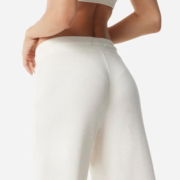 MATE the Label White Organic Thermal Wide Leg Pant - XL - Picture 8 of 10